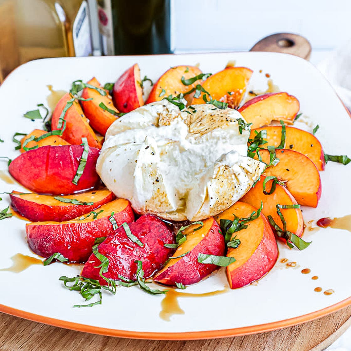 Peach Burrata Salad