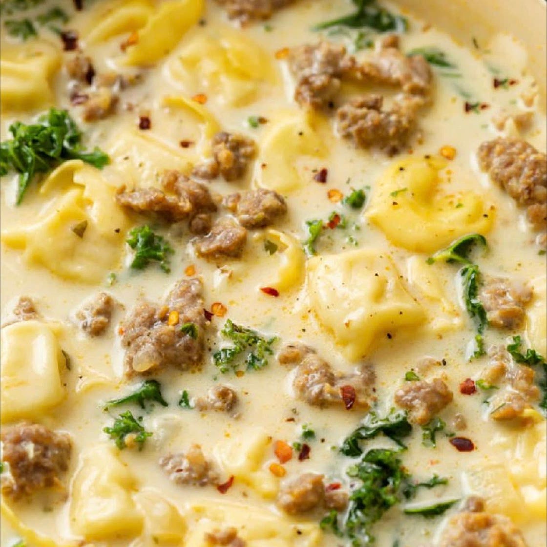 sausage and tortellini soup