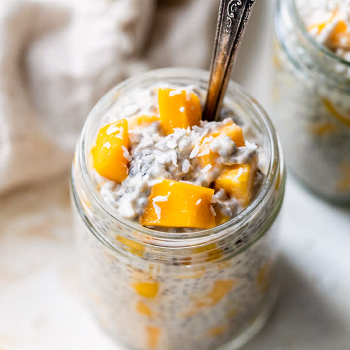 Mango Coconut Chia Pudding