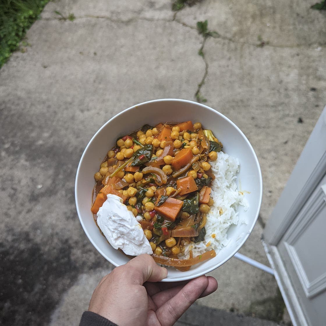 Sweet Potato and Chickpea Curry