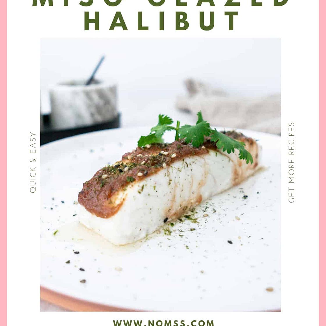 Air Fryer Miso Glazed Halibut (Easy)