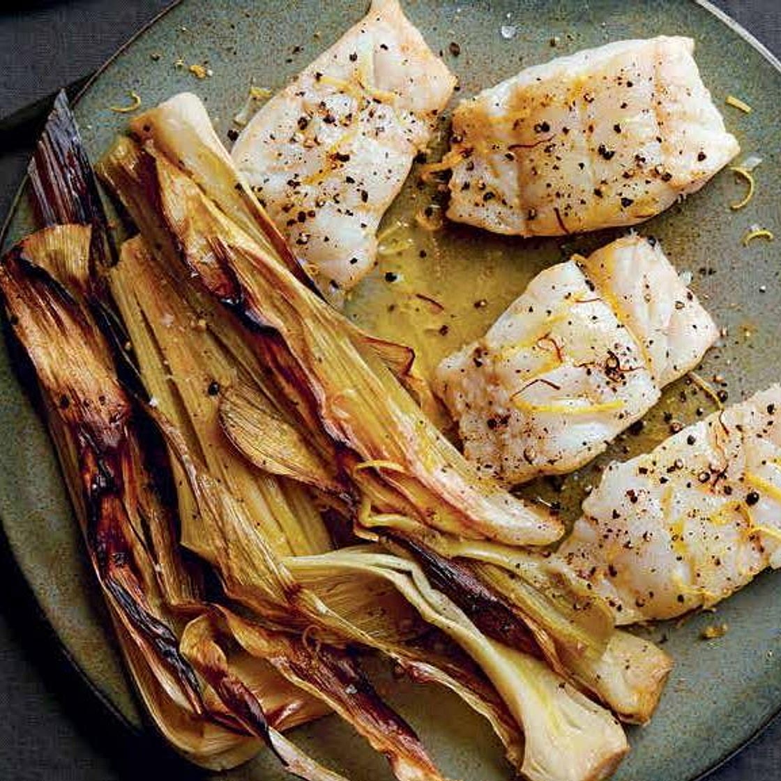 Caramelized Leeks & Braised Cod | The Splendid Table