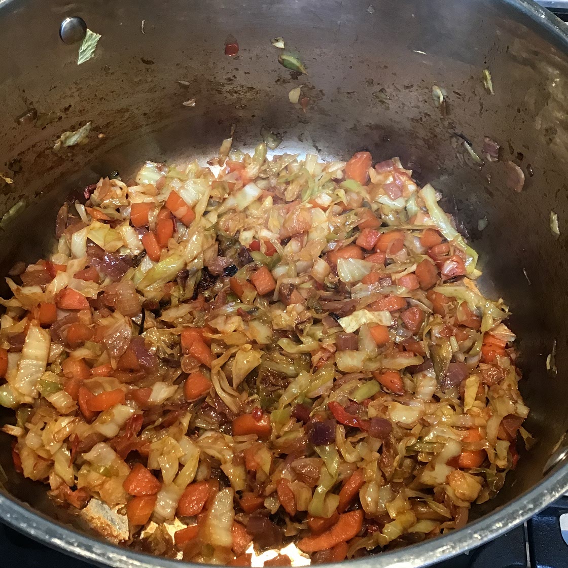 Rwandan Mixed Cabbage