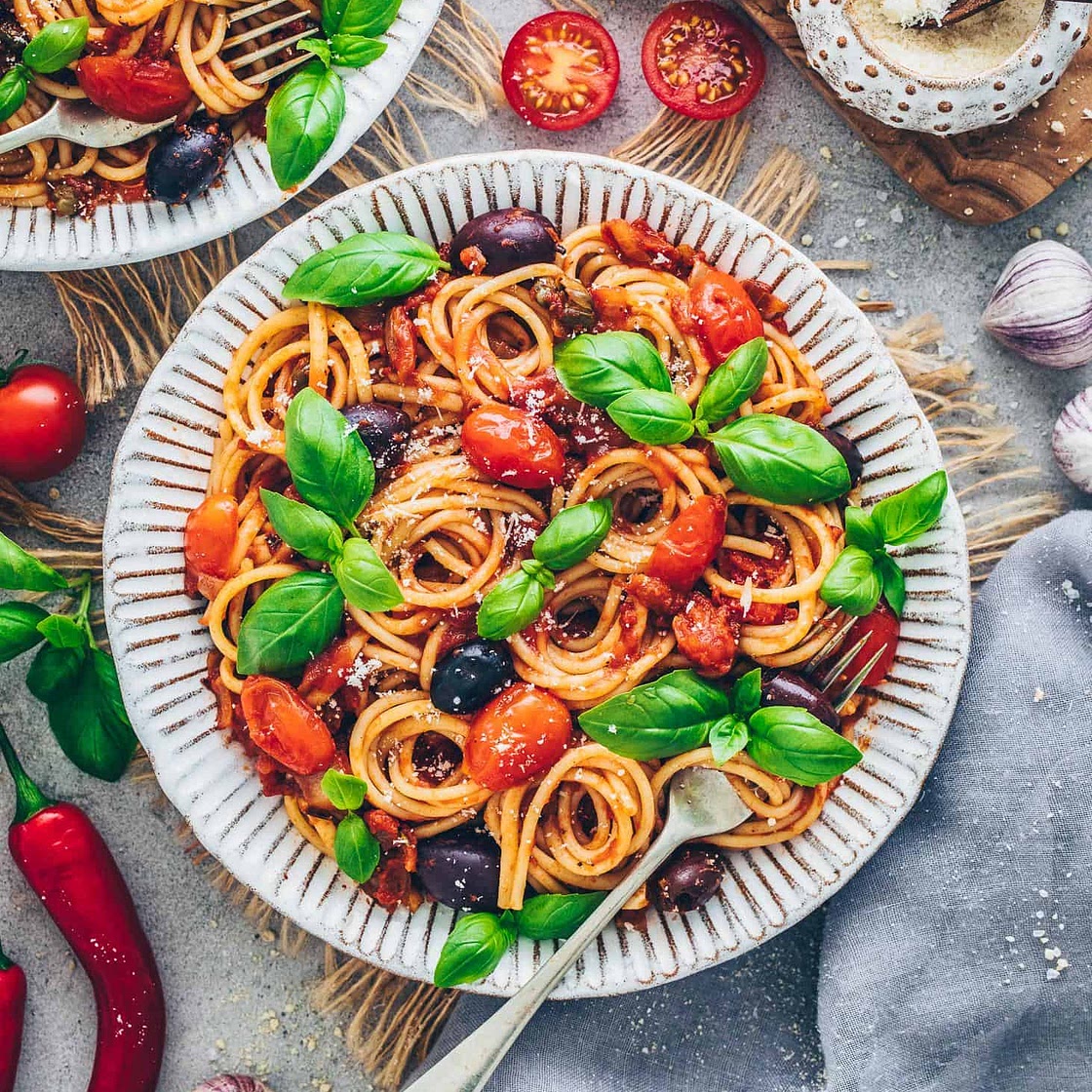 Vegane Spaghetti Puttanesca
