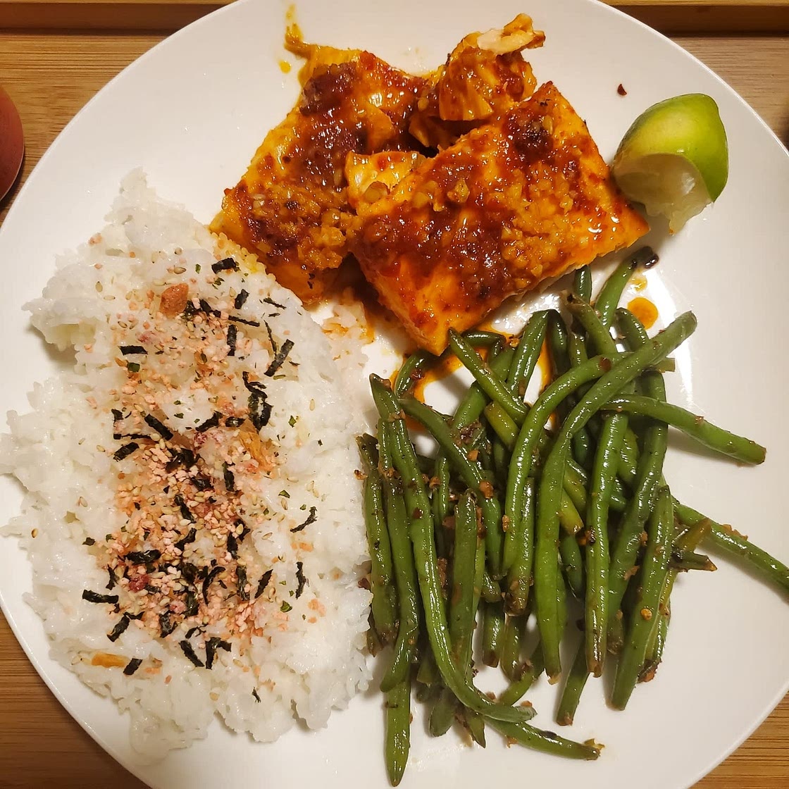Spicy Baked Salmon Recipe with Lime and Harissa