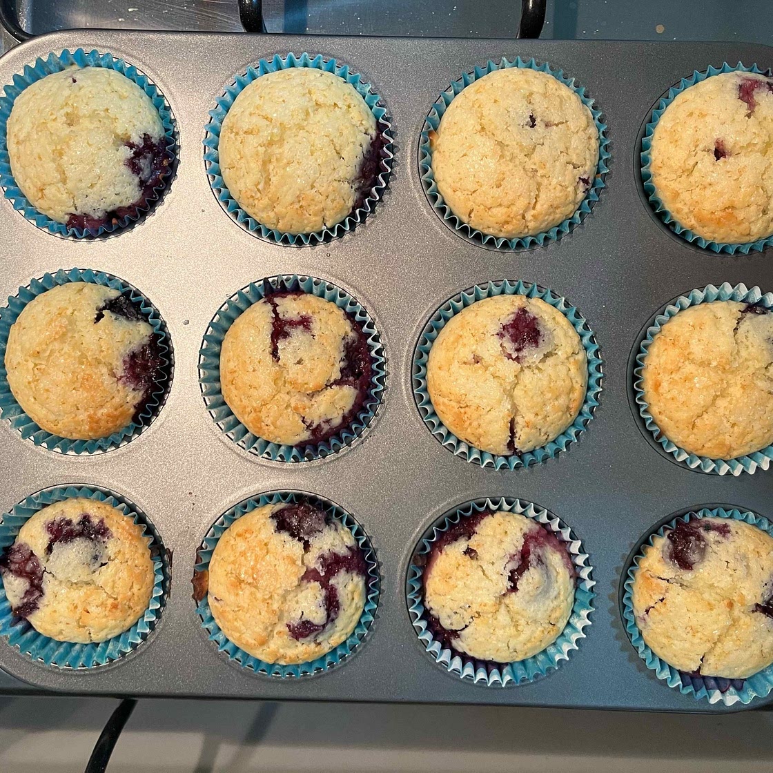 Quick and Easy Lemon Blueberry Muffins