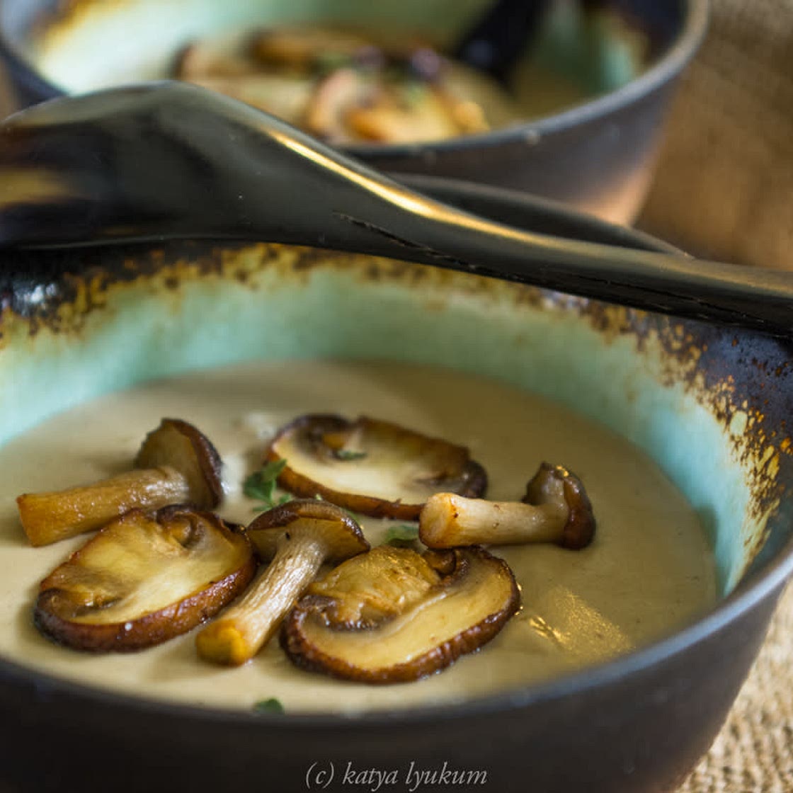 Escoffier Cream of Mushroom Soup