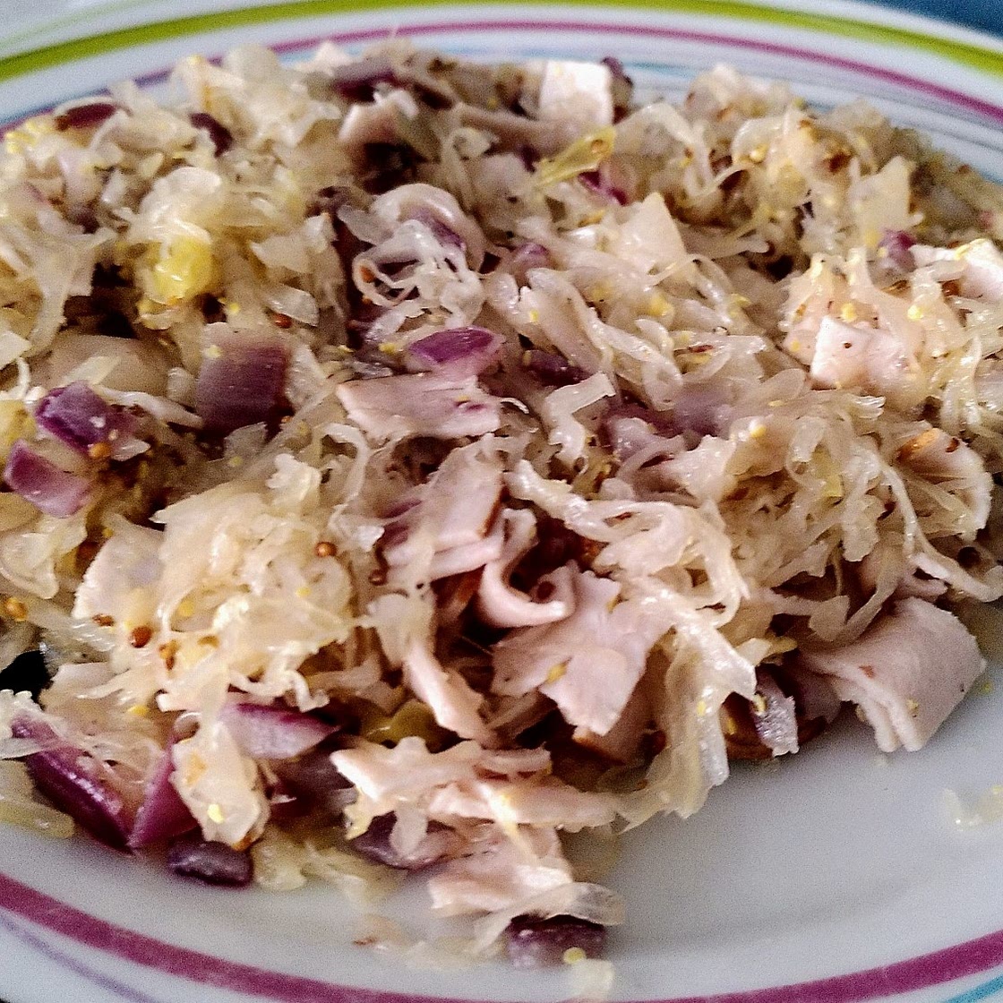 Choucroute légère à la dinde
