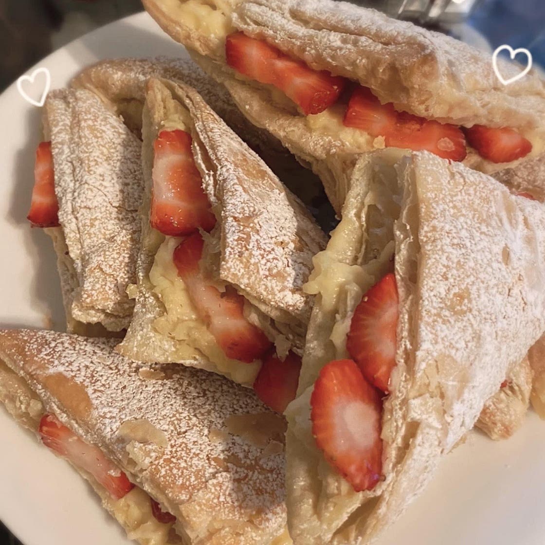Strawberry Croissants