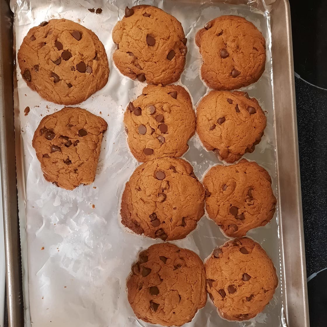 Thick & Chewy Peanut Butter Chocolate Chip Cookies