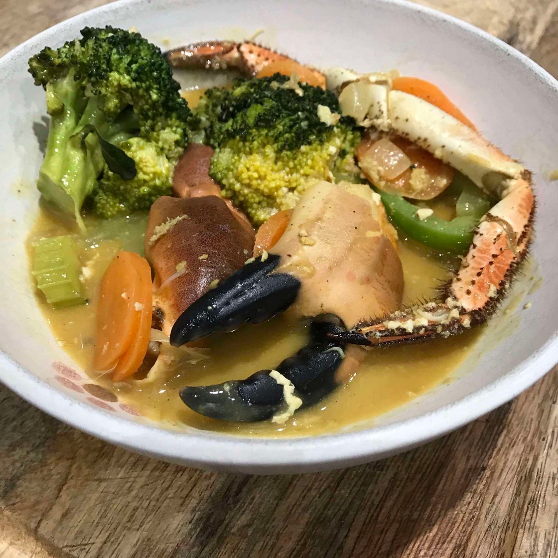 Crab in Coconut Milk (Alimango Sa Gata)