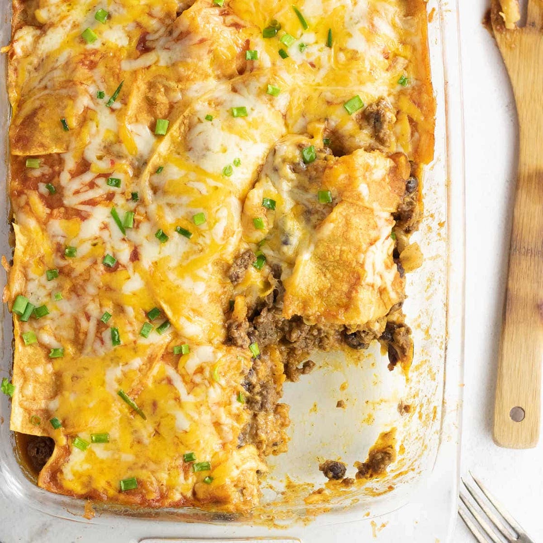 Beef Enchilada Casserole