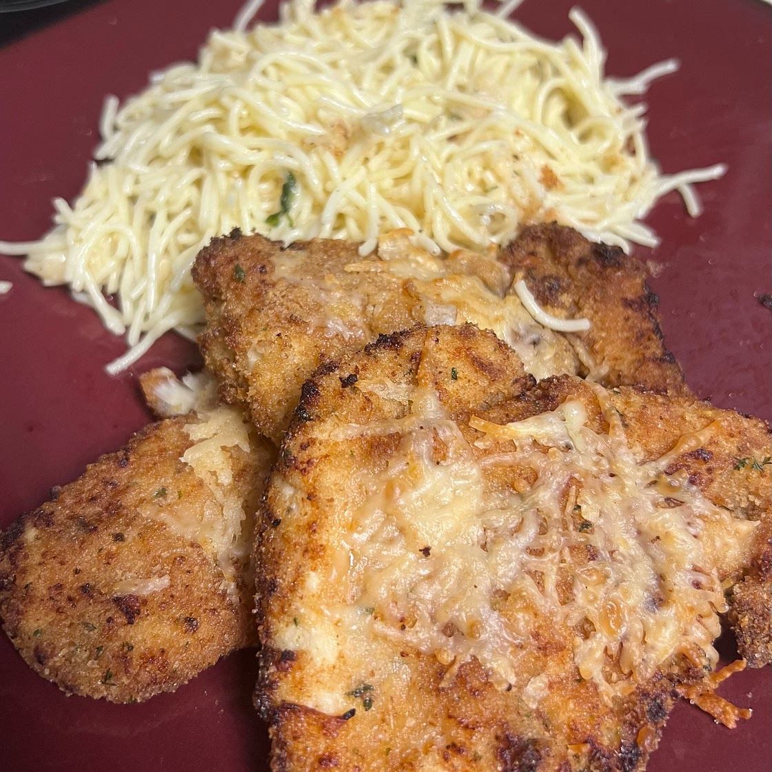 Air Fryer Garlic Parmesan Chicken Breast