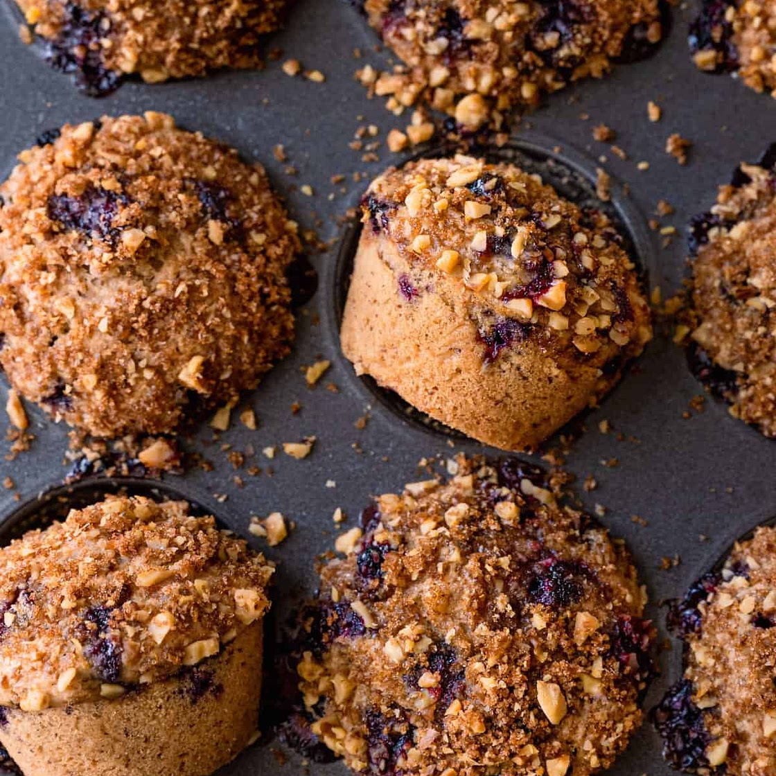 Vegan Blueberry Muffins