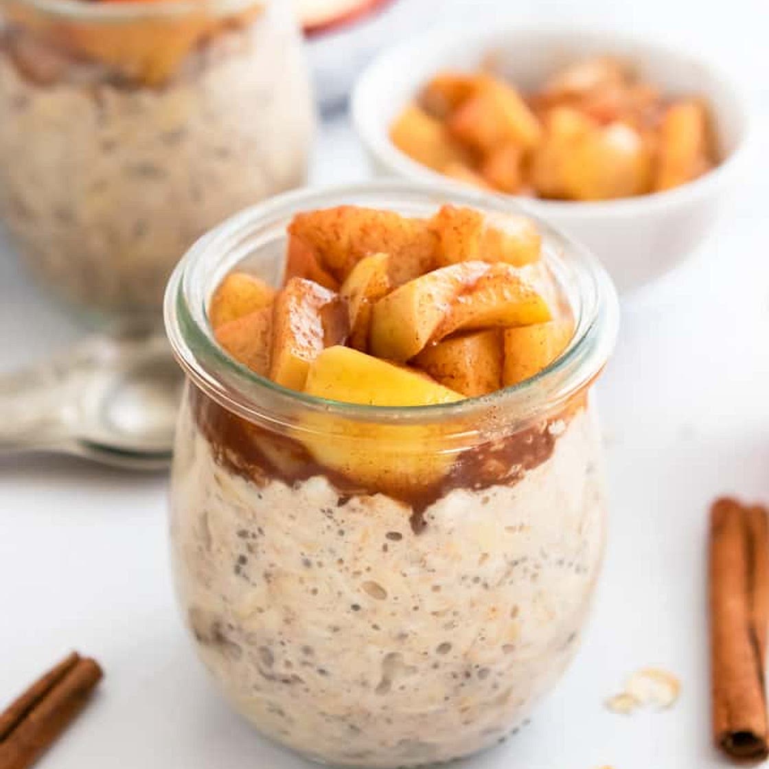 Apple Pie Overnight Oats