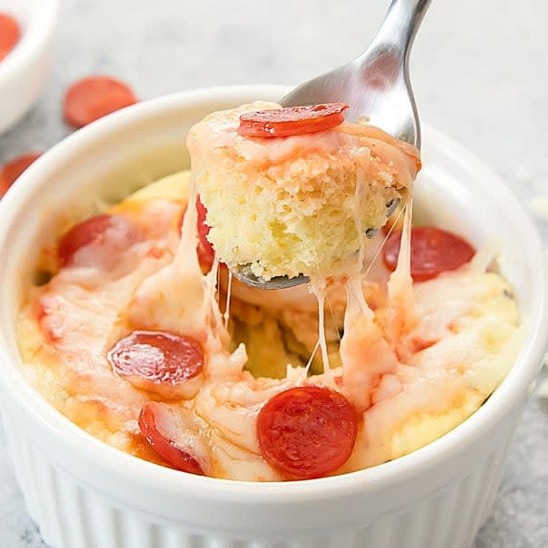 Microwave Pizza Bread (Low Carb, Keto)