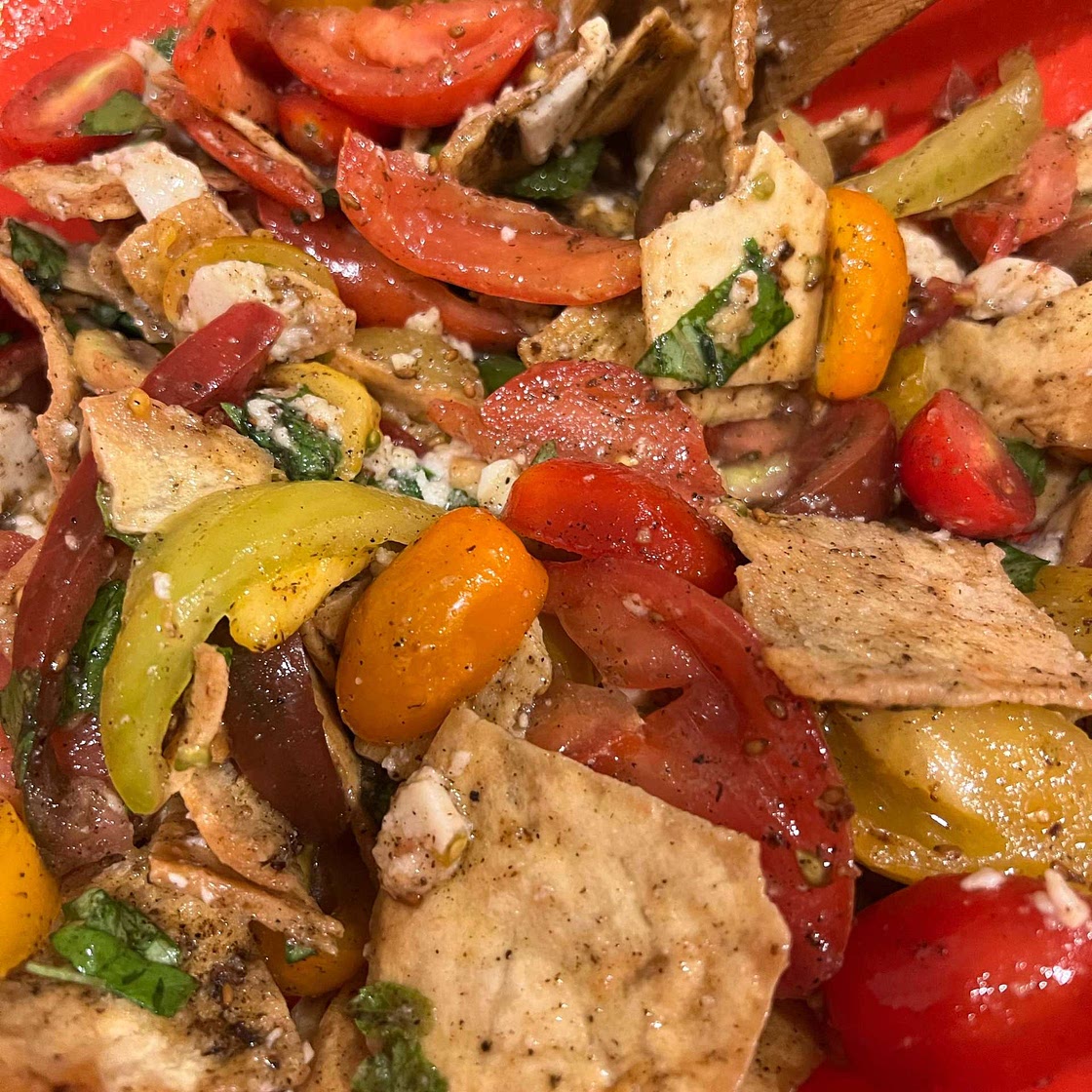 Fancy and Beautiful Tomato Salad