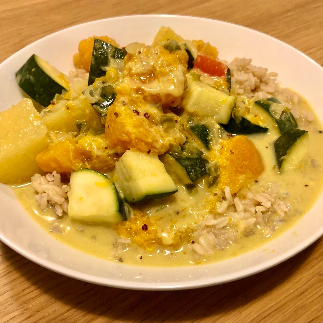 29. Sri Lankan Yellow Pumpkin and Vegetable Curry