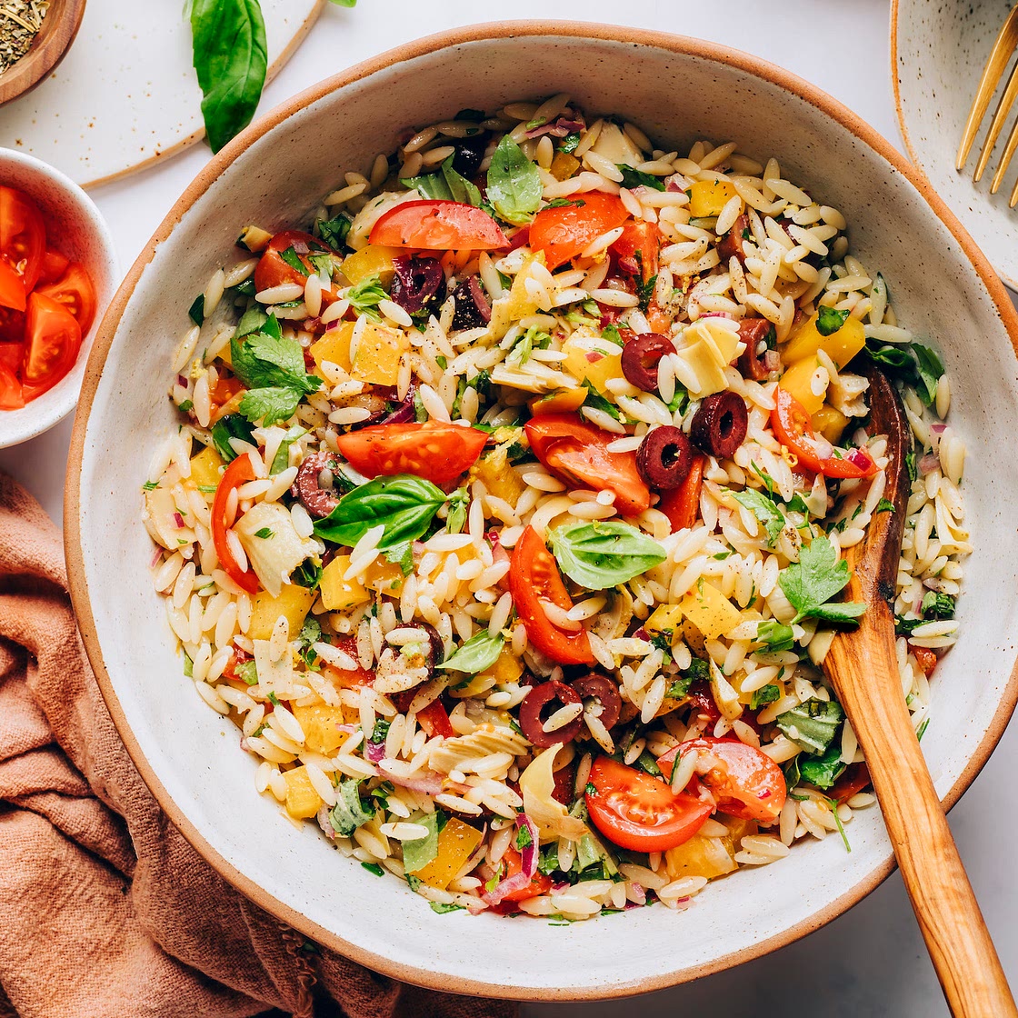 Mediterranean-Inspired Orzo Pasta Salad
