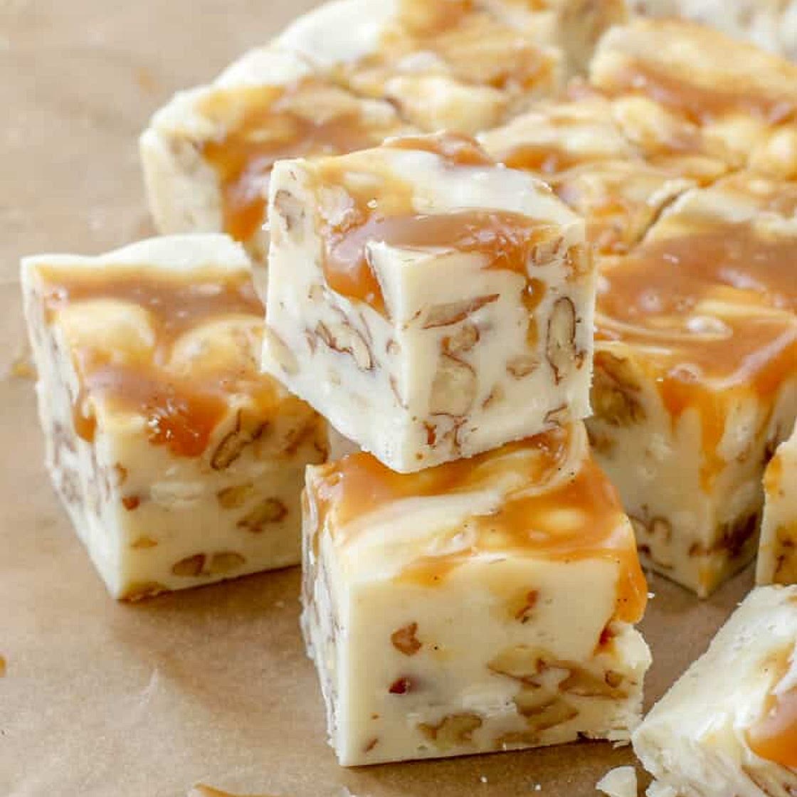 White Chocolate Caramel Fudge