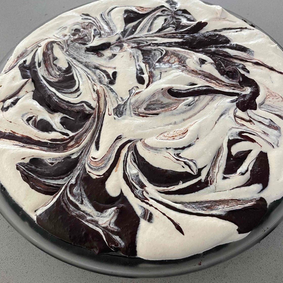 Tahini Fudge Pie