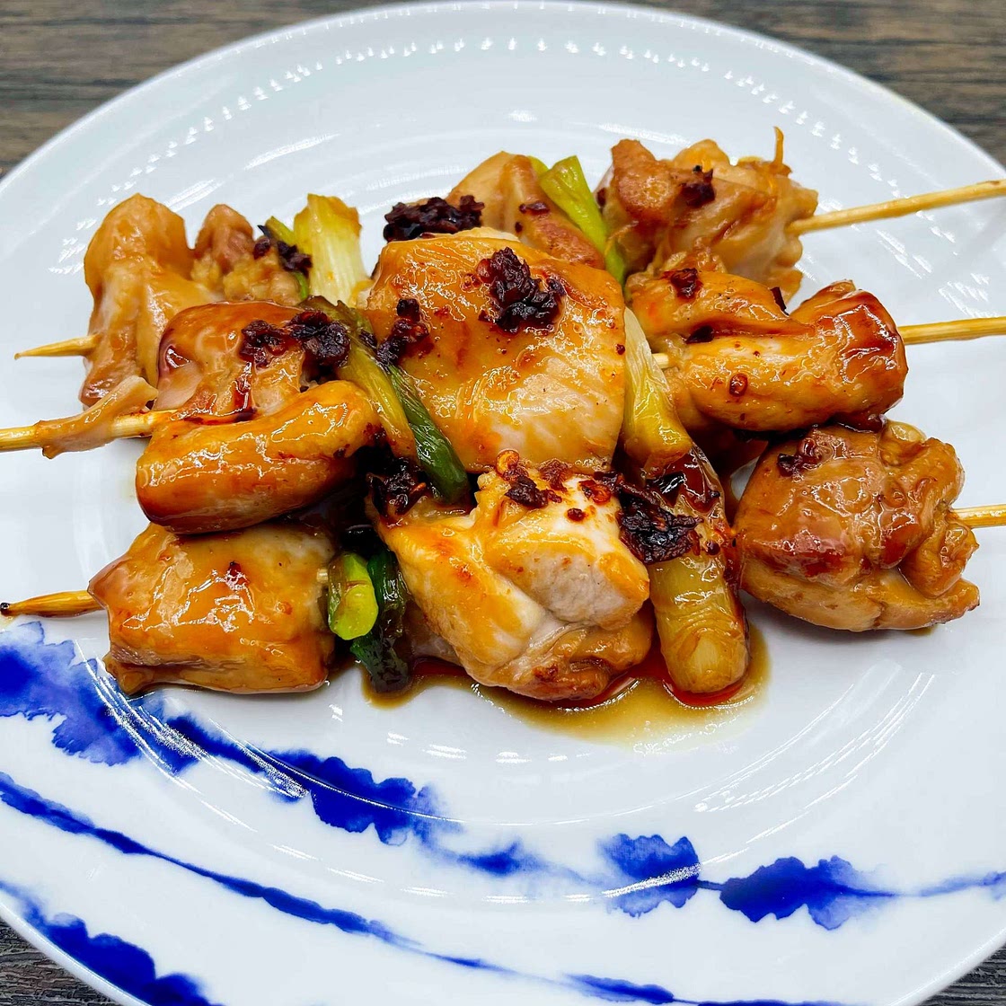 Yakitori (Japanese chicken skewers)