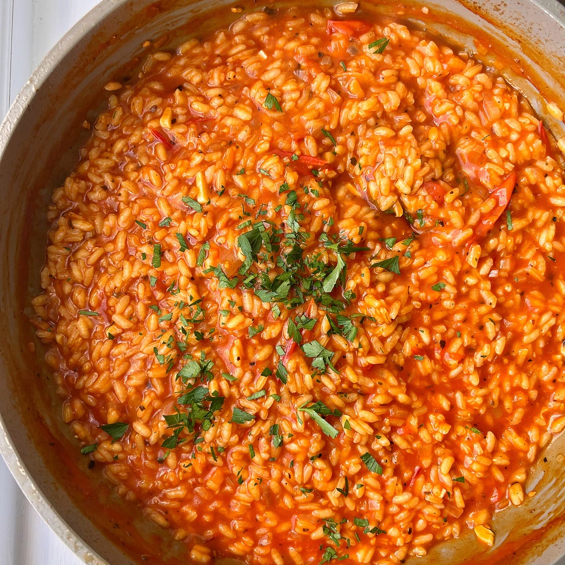 Tomato Risotto (vegan & gluten-free)