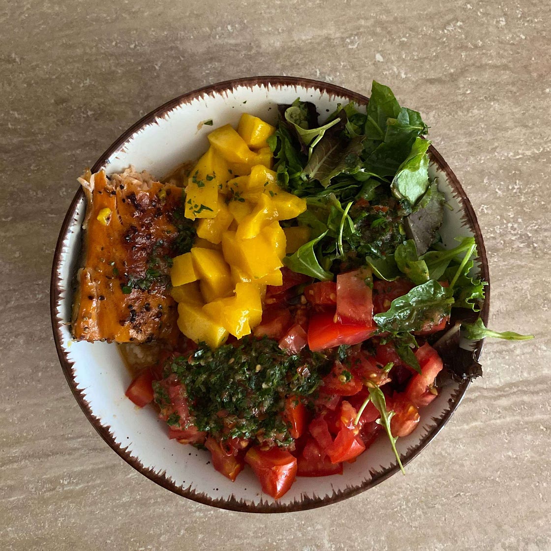 Salmon and Couscous Bowl