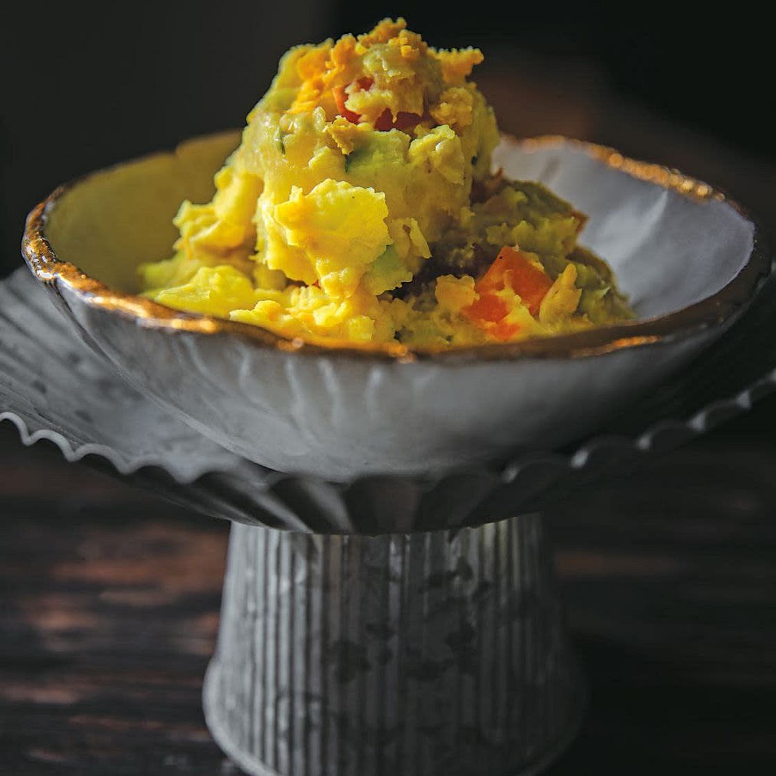 KOREAN POTATO SALAD WITH SCALLION AIOLI