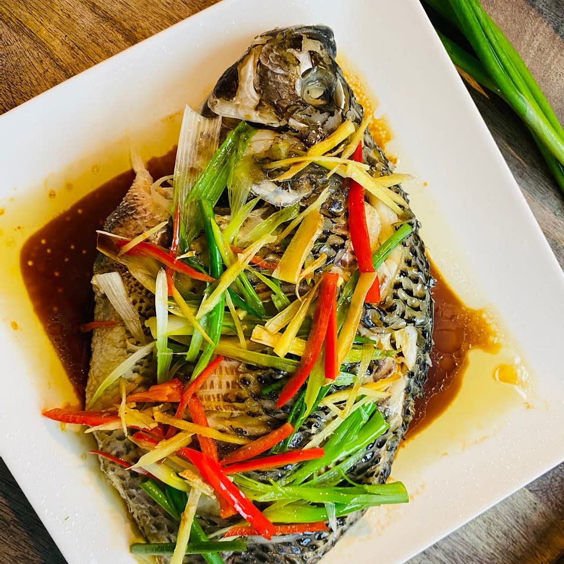 Steamed Fish With Ginger | 清蒸鱼
