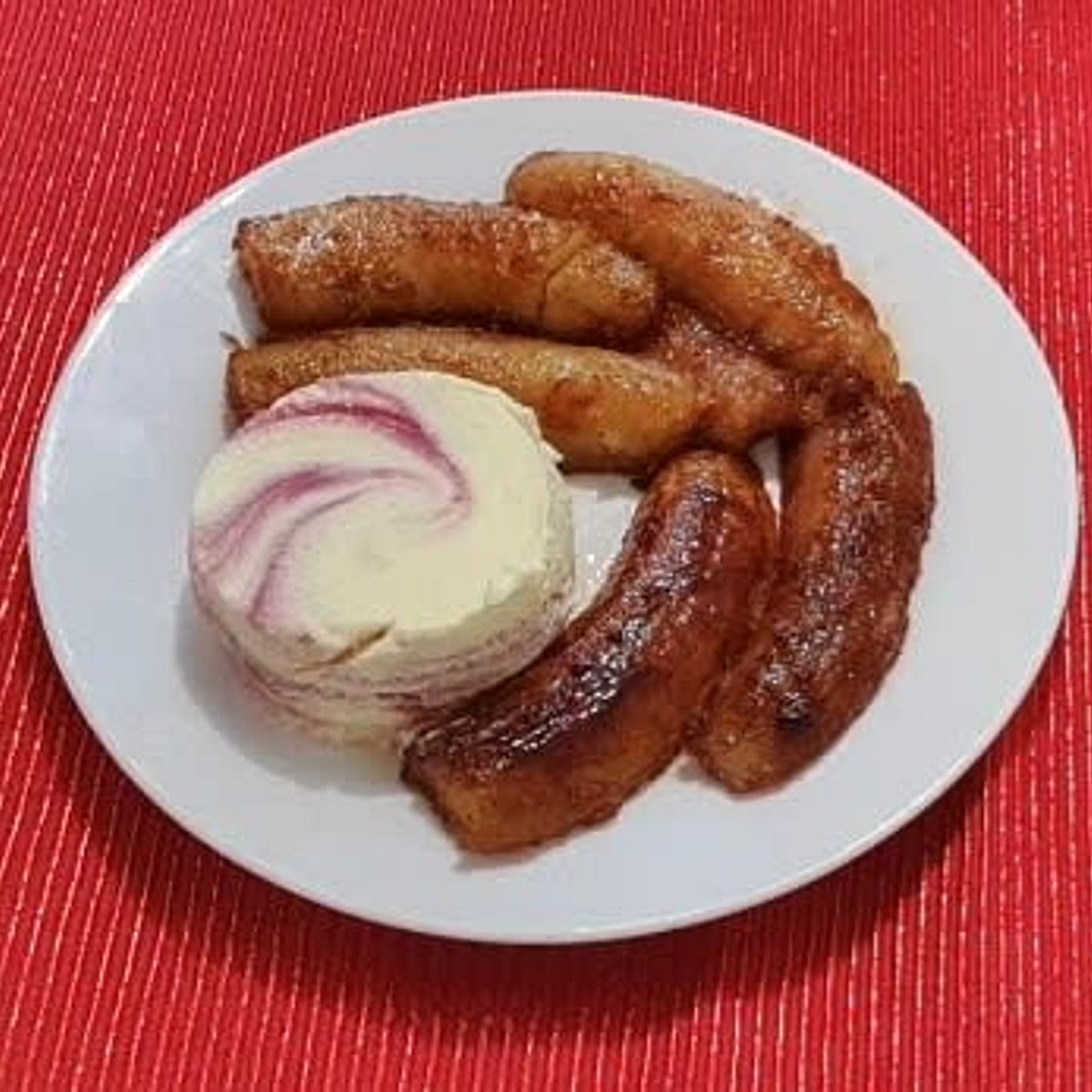 Caribbean Bananas ( Tasted, tweaked and Photo By: Mercy Bello(RD)