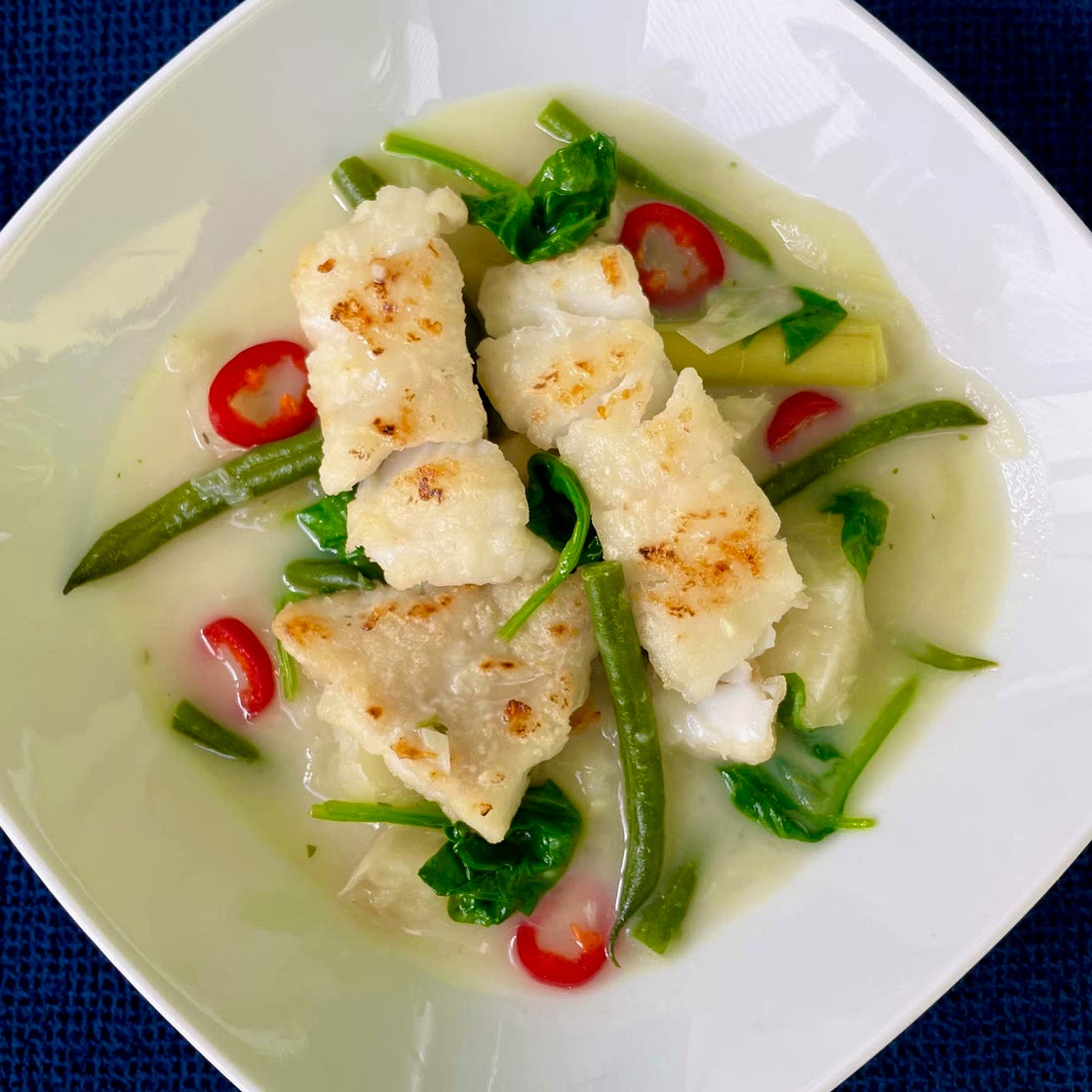 Tongan Fish and Bean soup