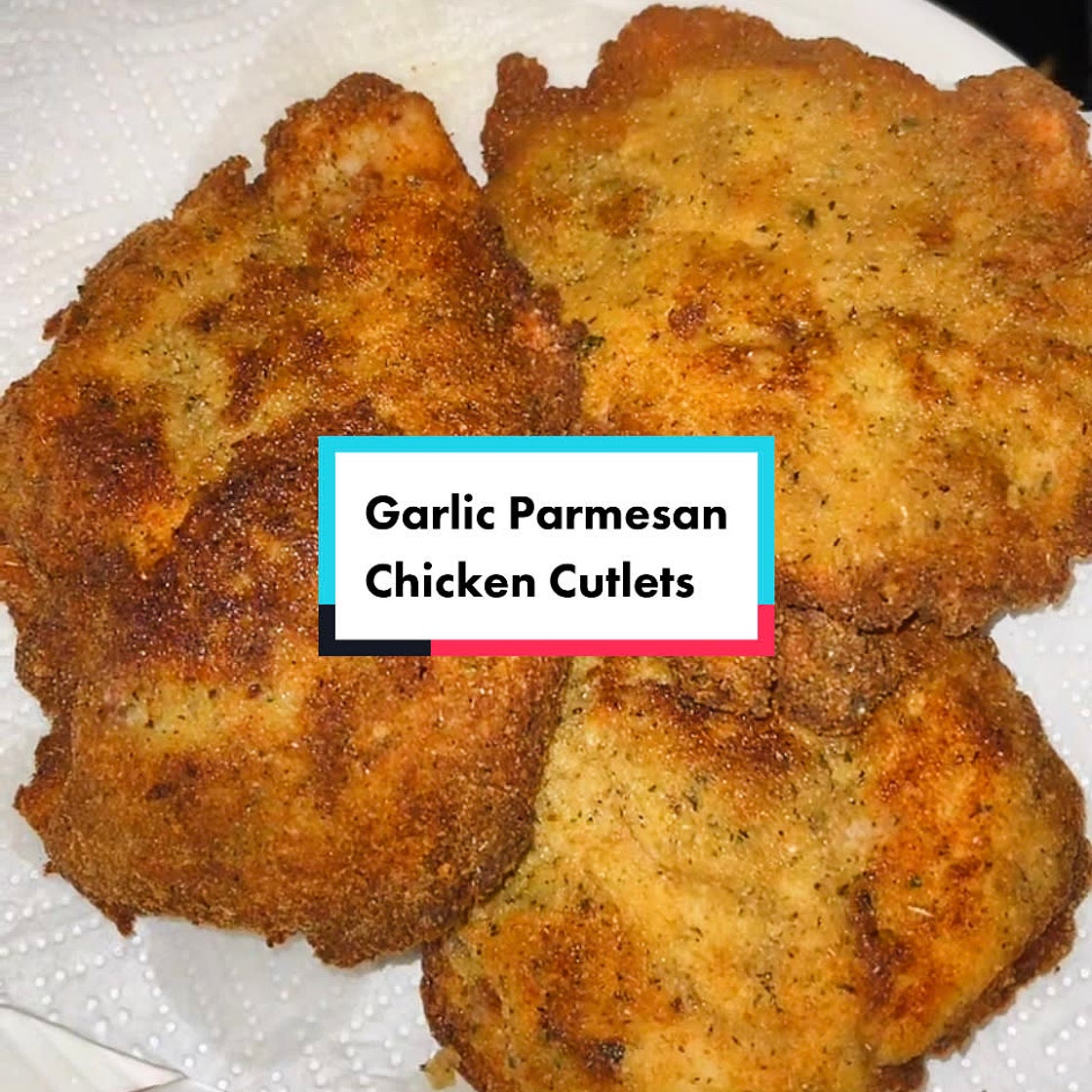 Garlic Parmesan Chicken Cutlets