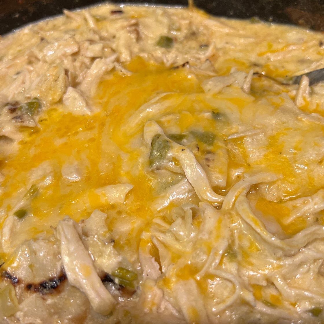 Slow Cooker Chicken Enchilada Casserole