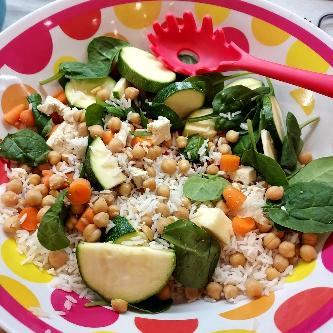 Vegan Goddess Bowl with Tahini Dressing