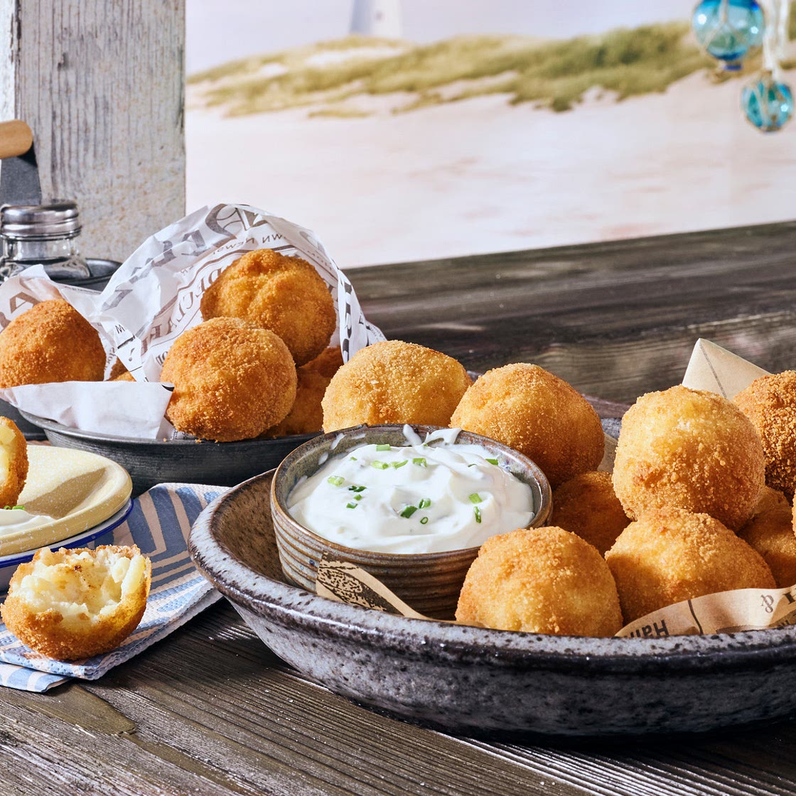 Cremige Mac and Cheese Balls