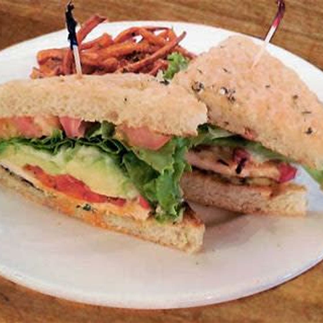 Chicken focacia