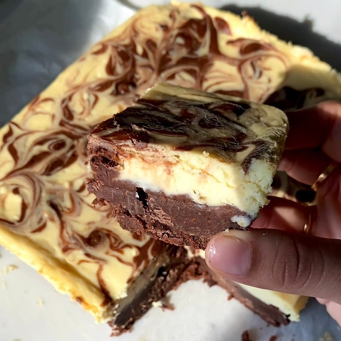 Brownie Cheesecake Swirl