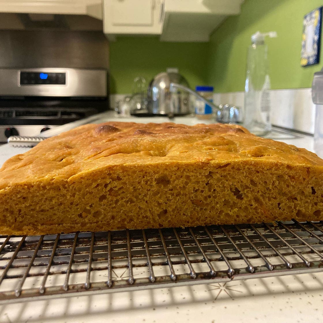 Sweet Potato Focaccia Bread
