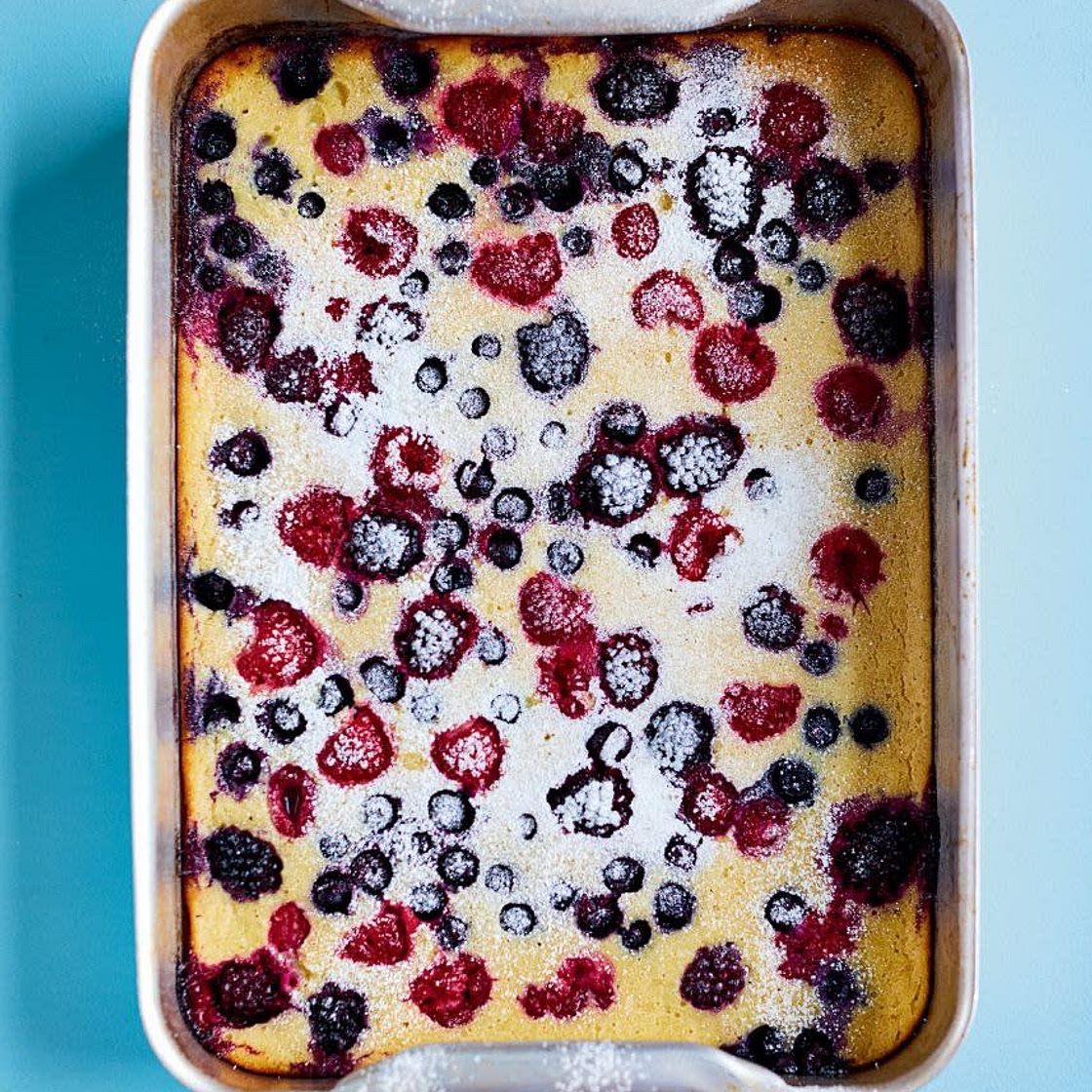 BREAKFAST PANCAKE WITH BERRIES & LEMON BUTTER