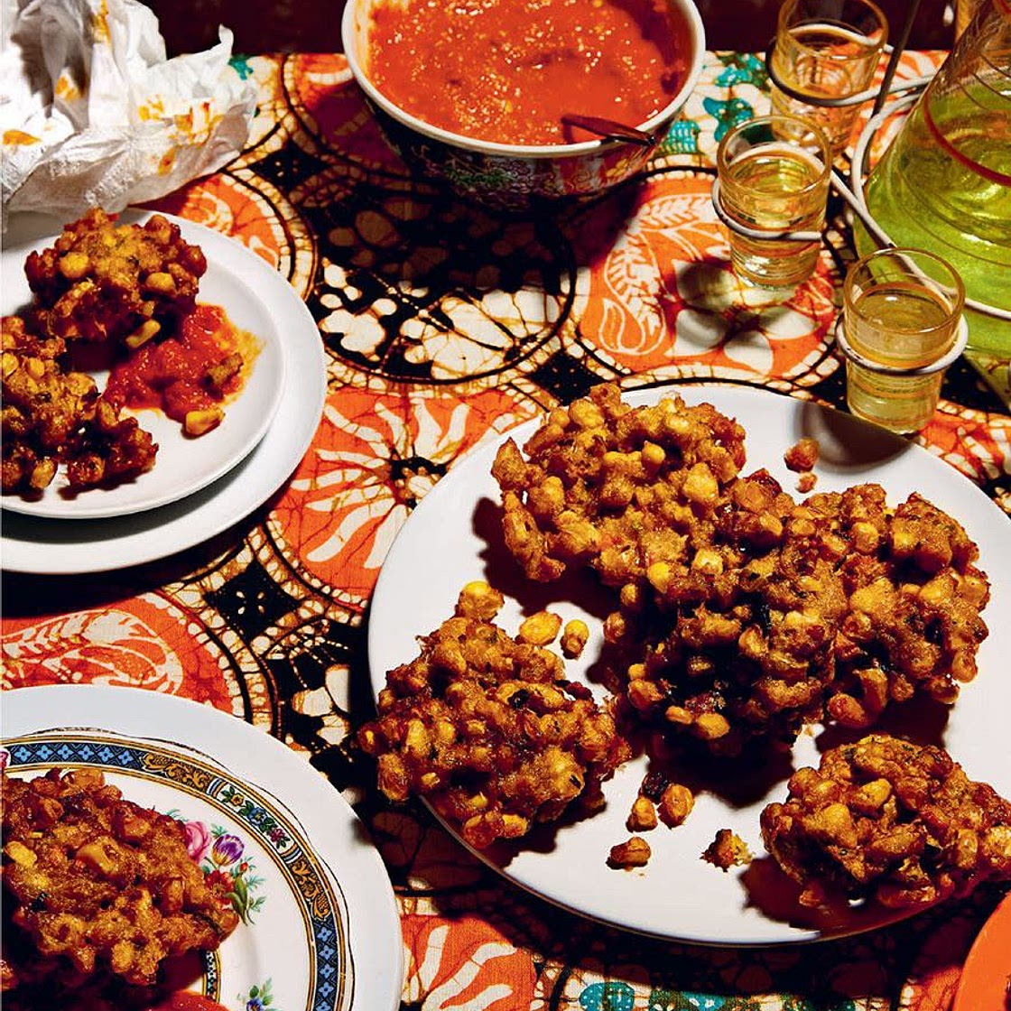 SPICED CORN FRITTERS