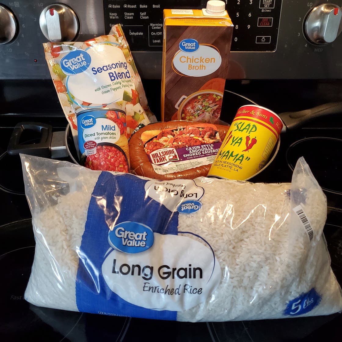 Cheesy Louisiana Cajun Jambalaya - Total Cost $12.35