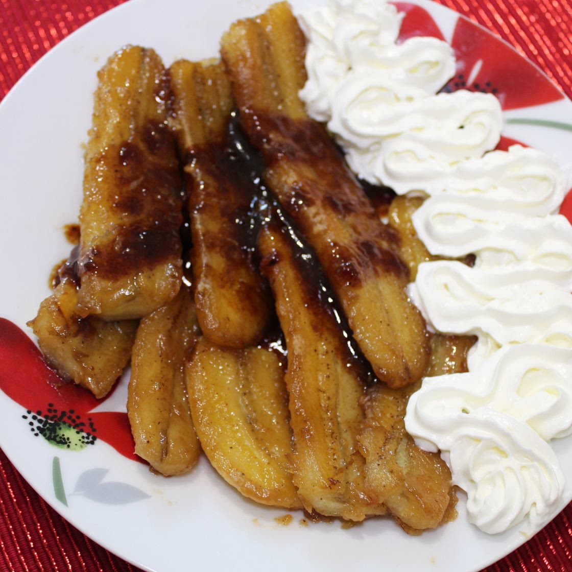 Caribbean Bananas ( Tasted, tweaked and Photo By: Mercy Bello(RD)