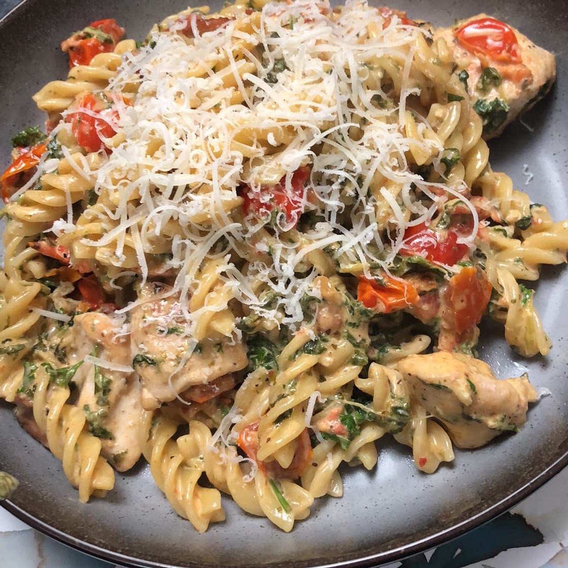 Creamy Chicken Pasta with Bacon