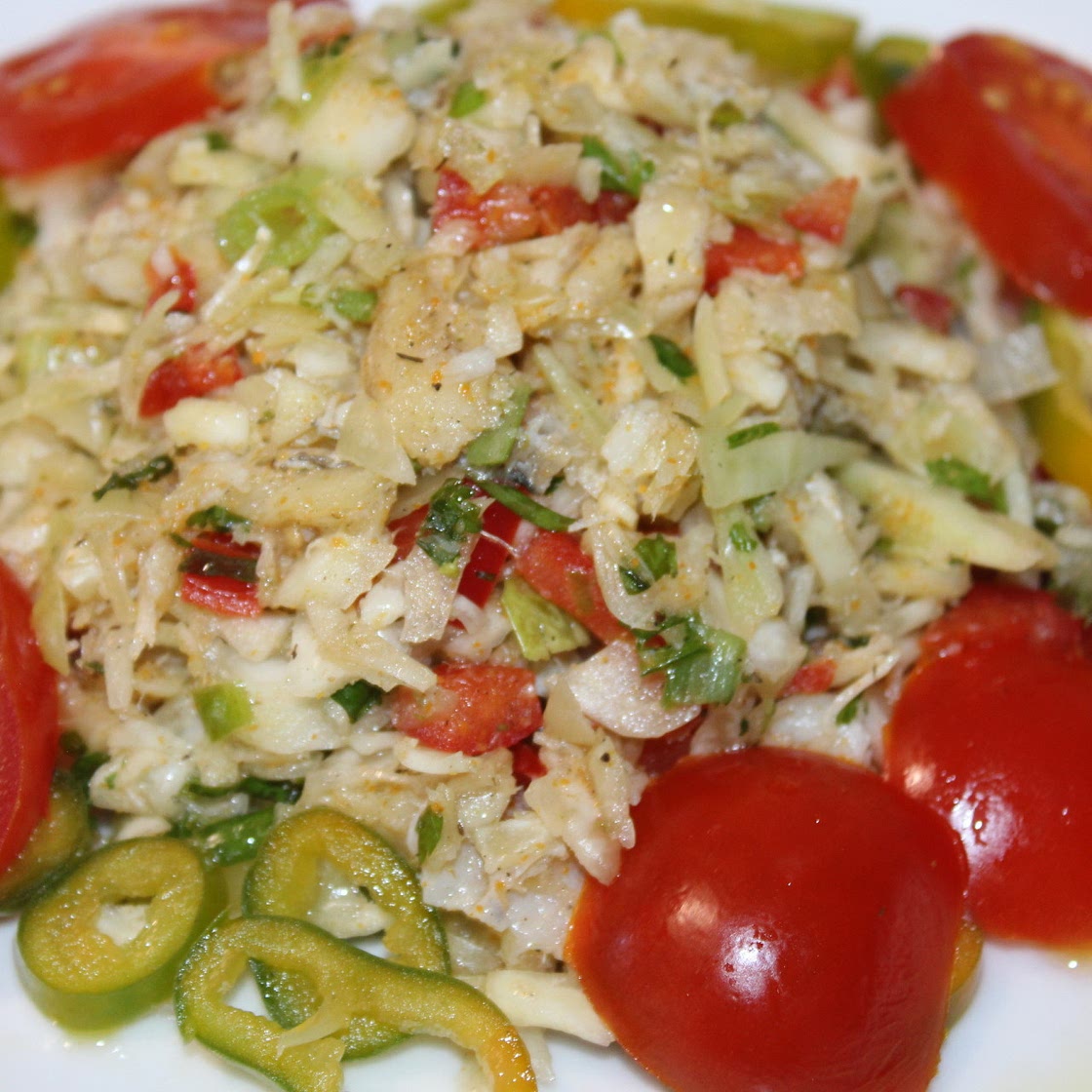 Salted Cod Salad (Buljol)
