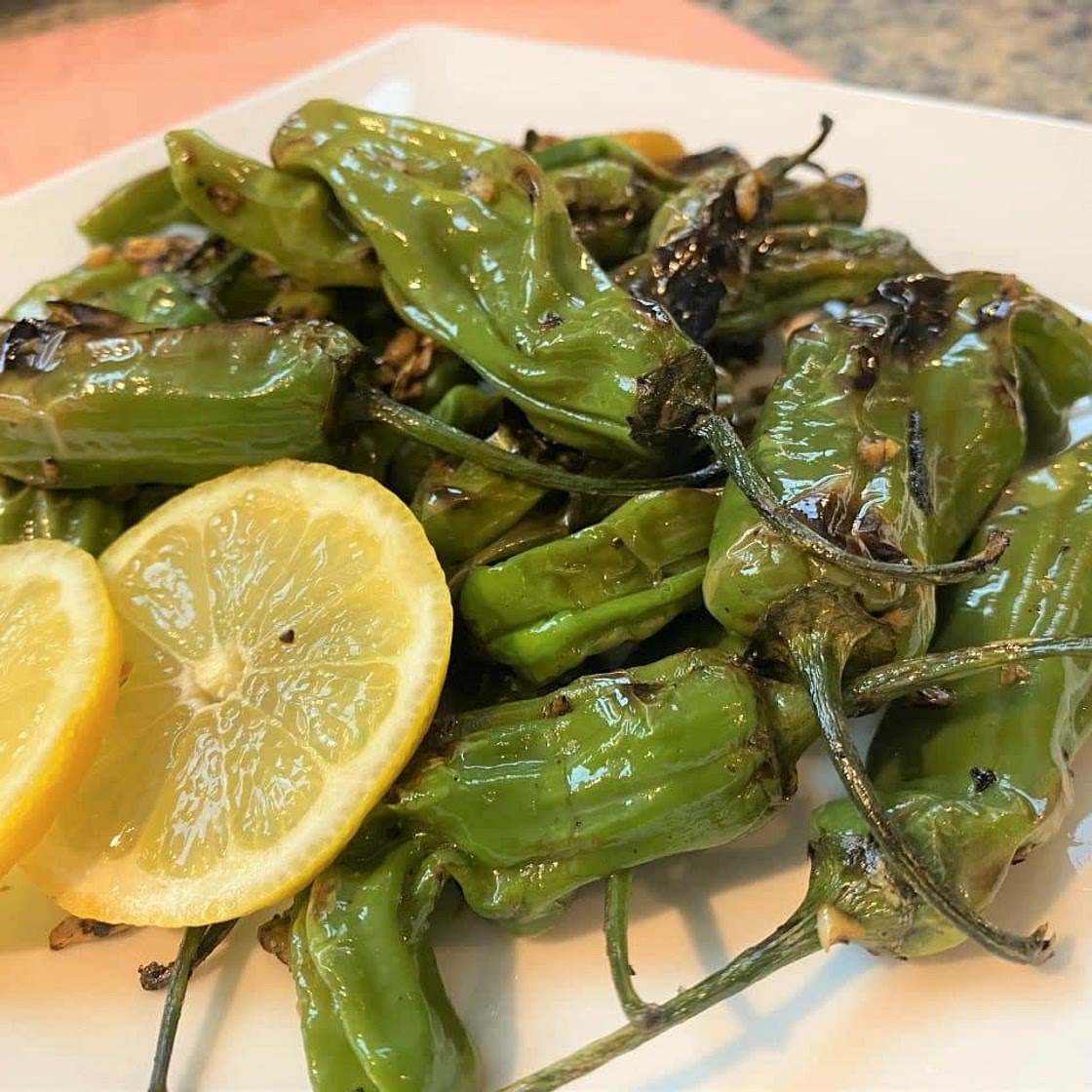 Blistered Shishito Peppers