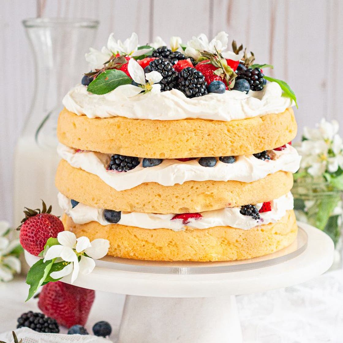 Gluten-Free Chantilly Cake (Dairy-Free)