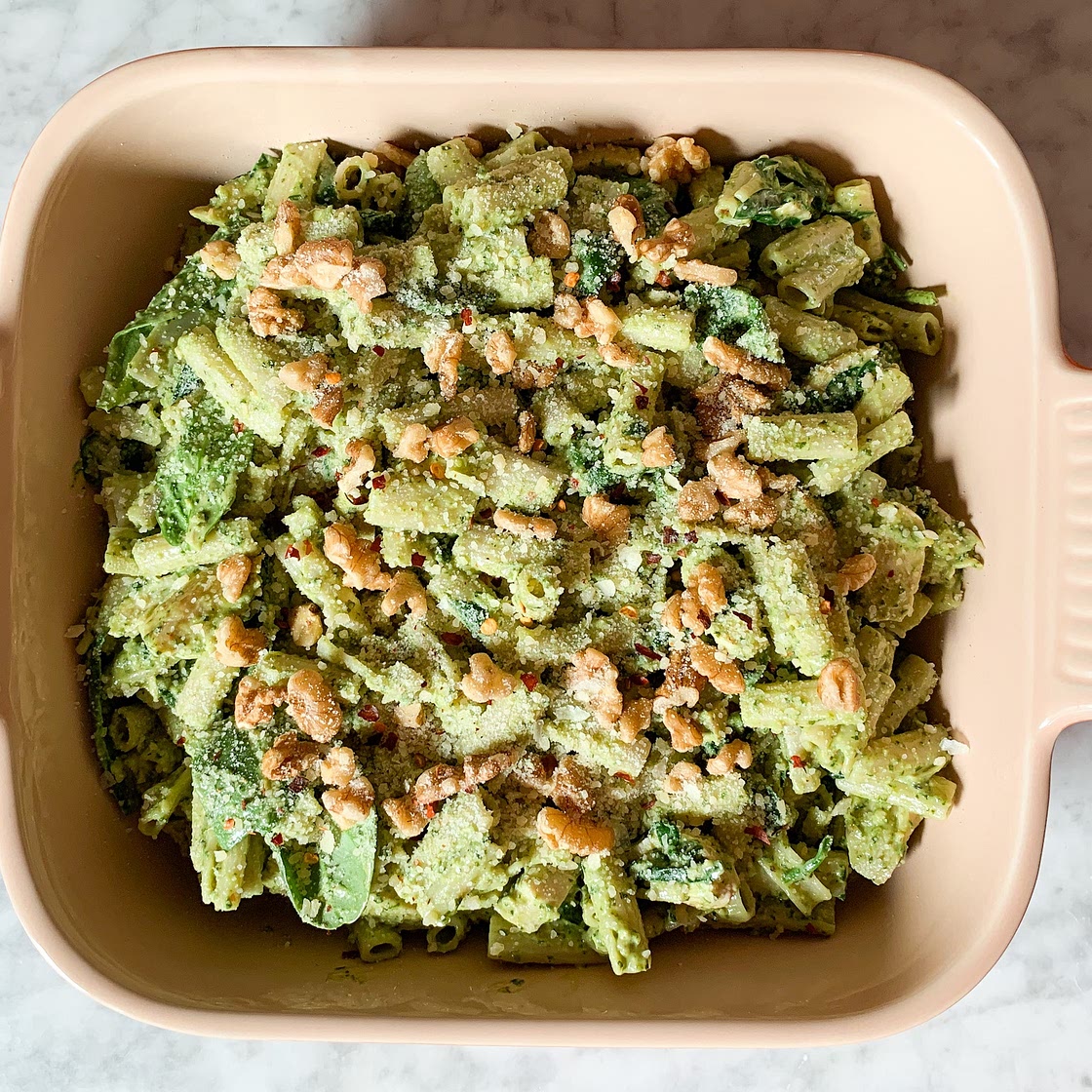 pesto chicken pasta