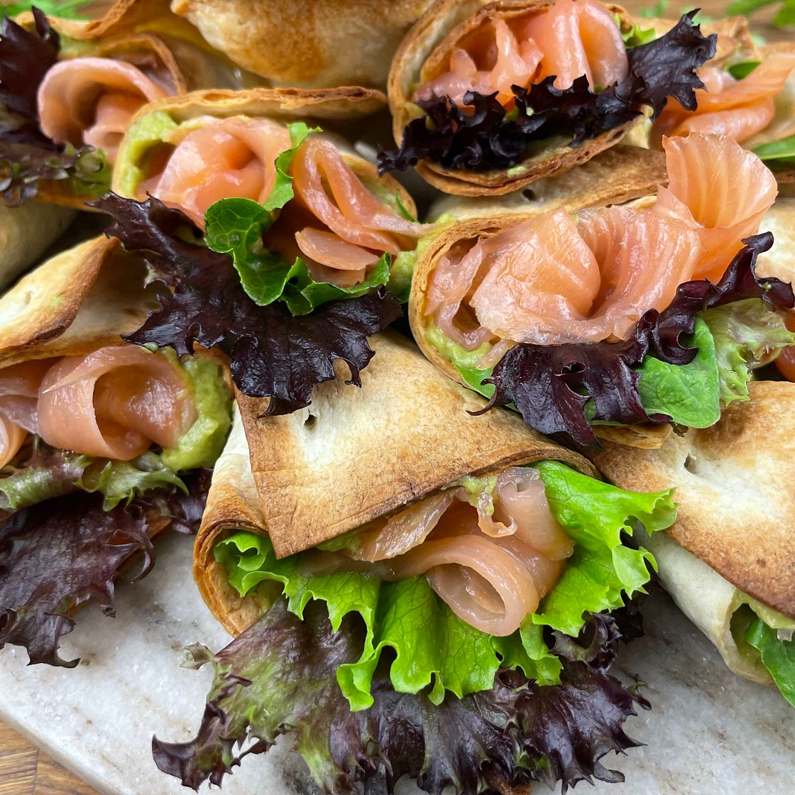 Salmon Avo Tortilla Pockets