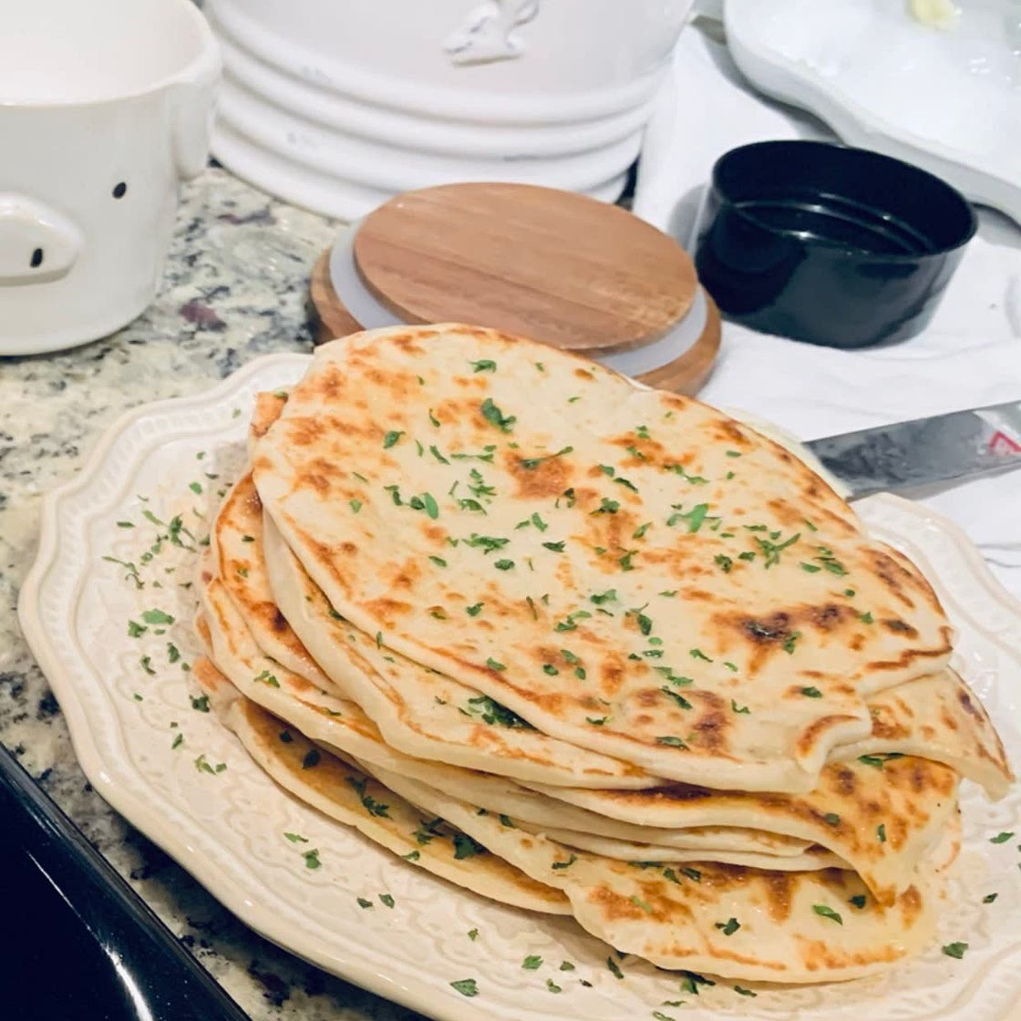 Yeast Free Naan